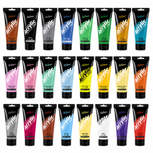 Peinture acrylique de qualité XIn Bowen 120 ml, fournitures d'art pour la peinture acrylique, peinture artistique multicolores - Product Image 2
