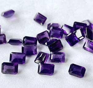 Amatista Púrpura Natural, Corte Octogonal, 4x6mm, Facetada - Amatista Suelta de Primera Calidad - Product Image 3