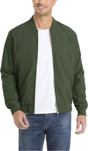 แจ็คเก็ตบอมเบอร์ผู้ชายแบบกำหนดเองขายดีที่สุดสำหรับฤดูหนาว ผ้าแคนวาสคุณภาพสูง แบรนด์โลโก้ใหม่ สไตล์ไฮสตรีท วิธีการทอผ้าแบบไม่ถักทอ - Product Image 3