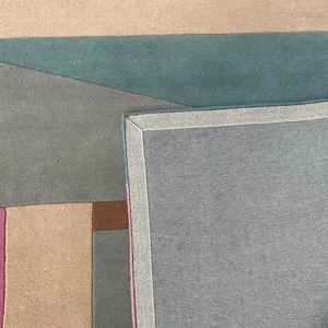 Tapis en laine colorés faits à la main pour salon, chambre et maisons modernes - Product Image 6