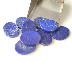 Pierres précieuses en vrac Lapis Lazuli bleu naturel 3x5mm-20x30mm ovale des deux côtés pièce plate prix de gros pour la fabrication de bijoux - Product Image 4