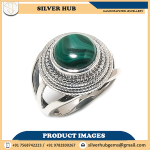 Larimar de alta calidad y piedra lunar piedra preciosa sólida 925 anillos finos joyería OEM piedra natal regalos del Día de San Valentín - Product Image 6