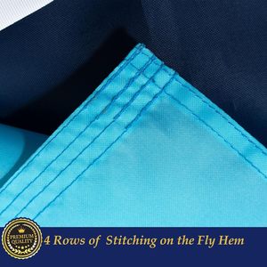 TOPFLAGS 4x6 New Minnesota <b>Flag</b> Outdoor Heavy Duty Embroidered for State <b>Flags</b> with 2 Brass Grommets Cotton and Silk Material - Product Image 4