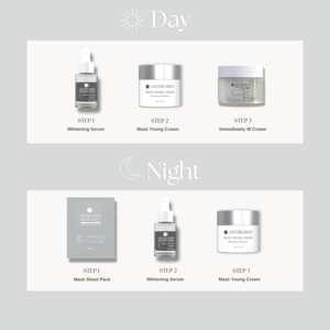 Cosmétiques coréens Locoblanco Sérum visage 30ml Soins du visage Beauté des femmes Soins hydratants et anti-rides - Product Image 4