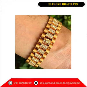 Bracelets en diamant rond de nouvelle conception de qualité supérieure pour les acheteurs universels - Product Image 3