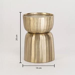 Maxery Bougeoirs modernes en laiton doré Décoration classique minimaliste pour la maison et le mariage pour Noël et l'anniversaire - Product Image 4