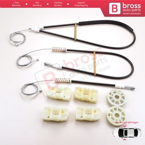 ชุดซ่อมมอเตอร์กระจกไฟฟ้า BWR836+BWR837 สำหรับประตูหน้ารถยนต์ Land Freelander MK1 L314 LN ปี 1997-2006 แบบ 3/5 ประตู รุ่น LR006372 พร้อมอุปกรณ์เสริม - Product Image 2