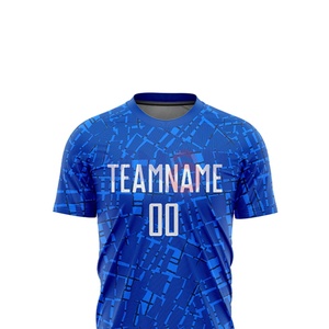 Latest Design Custom Sublimated Breathable Plain 100% Polyester Anti-Bacterial Waterproof Soccer Uniform 2025 New Arrival OEM - Product Image 4