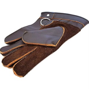 2025 gants d'entraînement de fauconnerie à faible quantité minimale de commande meilleurs gants d'équipement de chasse de sécurité à bas prix nouveauté gants en cuir - Product Image 1