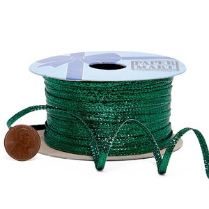 ริบบิ้นออร์แกนซ่าเมทัลลิกเนื้อคริสตัลแบบแคบ พิมพ์ลายดอกไม้ ผ้าซาติน สำหรับห่อของขวัญวันเกิด พร้อมแกนม้วน - Product Image 3