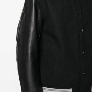 Veste universitaire haut de gamme OEM, bomber épais et chaud, unisexe, vêtements d'hiver, vente en gros, patchs brodés personnalisés, mode urbaine durable - Product Image 6