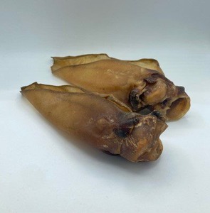 ที่กัดเคี้ยว100% แบบแห้งหูควายหูแห้งควายหูวัวรมควันฟอกขาวปลอดภัยต่อสุขภาพอาหารสัตว์เลี้ยงจากอินเดีย - Product Image 2