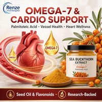 Extrait d'argousier en poudre et huile de graines, flavonoïdes, oméga-7, antioxydant, extrait végétal pour compléments alimentaires et soins de la peau