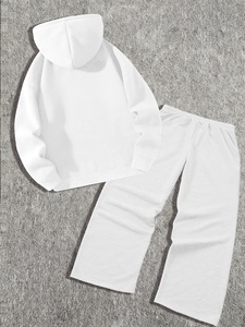 Conjunto de Chándal de Forro Polar Bordado Personalizado al por Mayor con Opciones de Bordado de Logotipo Personalizado para Hombres, Mujeres y Unisex - Product Image 2