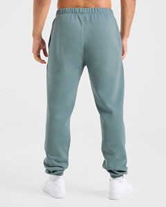 High Quality Dusty Blue Men's Oversized Gym Joggers <b>Drawstring</b> Breathable Casual Sportswear Sweatpants Men's Pants & <b>Trousers</b> - Product Image 2