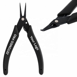 Xuron 450BN Premium High Quality Stainless Steel Long Bent Nose Pliers Precision Tweezer Tip Grip <b>Wire</b> <b>Control</b> Jewelry Making - Product Image 6