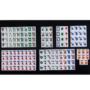 160 azulejos personalizados americano Ma Jong azulejo grabado juego de mesa primavera Mahjongg piezas - Product Image 2