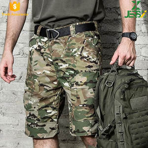 Short cargo tactique urbain pour hommes Short d'extérieur camouflage en coton ripstop Short décontracté personnalisé avec logo et couleur Joggers du fabricant en vrac - Product Image 4