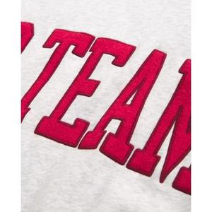 Vêtements de sport personnalisés Collège Varsity Crewneck Go Team Graphic Sweatshirt Pullover Go Team Applique Sweatshirt - Product Image 6