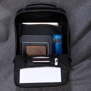 Bolsos de cuero genuino Cuero de búfalo hecho a mano, Mochila de viaje, Mochilas de cuero hechas a mano clásicas para viajes de oficina - Product Image 5