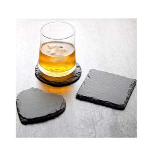 Sous-verre de tasse de café en marbre Sous-verre rond en marbre décoratif Sous-verres en pierre grise et blanche naturelle Offre Spéciale - Product Image 5