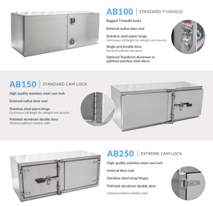 Fabriek Groothandel Aluminium En Roestvrij Staal Waterdichte Gereedschapskisten Truck Accessoires Voor Aanhangwagen Onderlichaam - Product Image 5