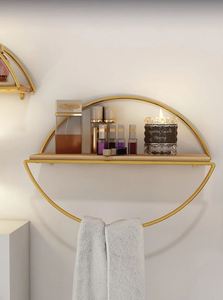 Metal Wall <b>Shelf</b> Wall Mounted Storage <b>Shelves</b> for Home Hotels Living Room Kitchen Bathroom Home Decor Accessories High Quality - Product Image 6