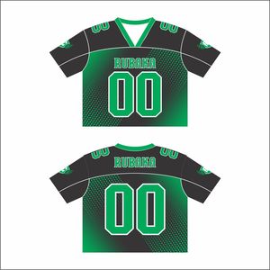 Maillot de football rétro américain Streetwear personnalisé sport en gros maillot de rugby court Boxy en maille sublimation de haute qualité - Product Image 6