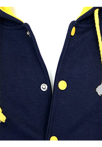 Chaqueta Letterman de alta calidad para hombre, chaqueta de béisbol Bomber Varsity de mezcla de lana del fabricante OEM con bordado de forro acolchado - Product Image 4