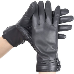 Guantes de moda de cuero PU personalizables de la mejor calidad para invierno, cómodos y elegantes para uso diario en exteriores y fiestas a bajo precio - Product Image 2