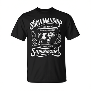 Camiseta para exhibidores de ganado porcino en ferias ganaderas - Product Image 2