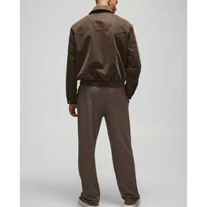 Pantalones de calle con logotipo personalizado para hombre, pantalones de chándal acampanados de alta calidad para hombre, Pantalones rectos curvos a rayas - Product Image 2