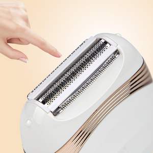 Rasoir électrique USB portable pour femmes, tondeuse bikini humide/sèche, épilateur pour les jambes, le visage, les aisselles et la zone pubienne - Product Image 2