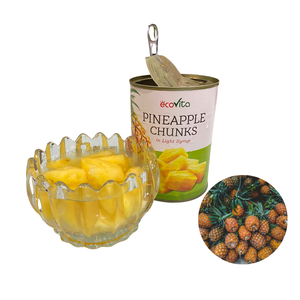 Hot Sale Best Quality Vietnam Factory Canned <b>Pineapple</b> Chunks in <b>Light</b> Syrup Packed in Various Size Can - Product Image 1