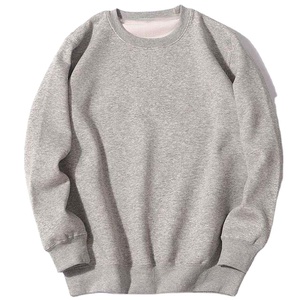 เสื้อฮู้ดคอกลมและเสื้อสเวตเตอร์ผ้าฝ้าย100% สำหรับผู้ชายโอเวอร์ไซส์และระบายอากาศได้พื้นฐาน - Product Image 4