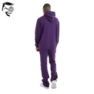 สเวตเตอร์แบบสวมหัวขนาดใหญ่สำหรับทุกเพศ3D โลโก้ผ้าฝ้าย GSM สำหรับพิมพ์พัฟออกแบบได้ตามต้องการกางเกงวอร์มทรงพลัสไซส์ฤดูหนาว - Product Image 5