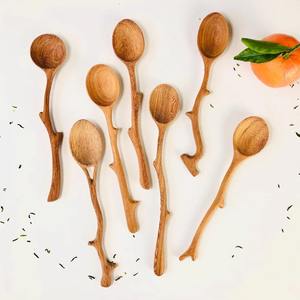 Eco Friendly Natural Wooden Spoon Handmade Solid Wood Cooking Kitchen Utensil for Home Restaurant Cafe At Wholesale Price - Product Image 3