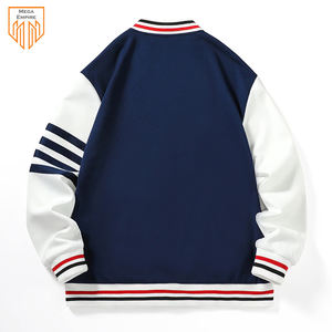 Chaqueta Varsity Unisex de Invierno, Estilo Vintage, con Letras Bordadas y Parches, para Hombre y Mujer, Impermeable, Resistente al Viento y Transpirable - Product Image 4