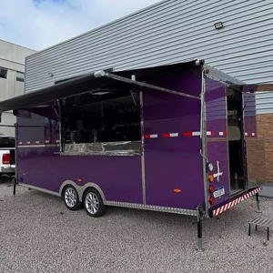 Remolque de Comida Frita Móvil con Envío Gratuito, Totalmente Equipado, Freidora, Cocina de Comida Callejera para Catering, Pequeñas Empresas - Product Image 1