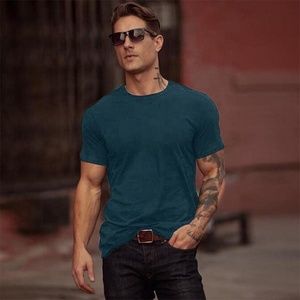 Barco Industrie du cuir Fabrication de t-shirt en coton pour hommes Impression de tissus personnalisés d'été T-shirts en coton Logo personnalisé pour hommes - Product Image 2