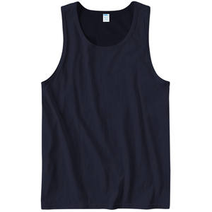 Camiseta sin mangas de algodón para hombre, Top de entrenamiento de gimnasio, básico, informal, sólido - Product Image 1