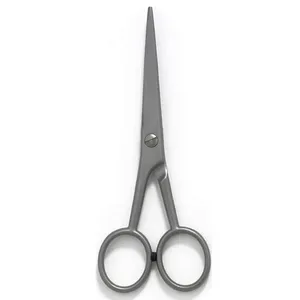 Barber <b>Beard</b> <b>Scissors</b> Hair Professional Stainless Steel With Stainless Steel Handle Straight Sharp Thinning - Product Image 3
