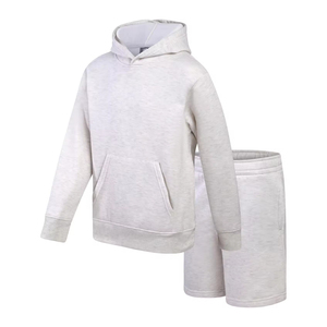 Men's High Quality Casual Hoodies and Shorts <b>Set</b> Lightweight Breathable Streetwear for Summer Hoodie and Shorts <b>Set</b> - Product Image 4