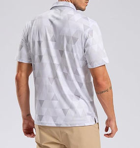 Camisetas Polo de verano para hombre, camisetas de manga corta de gran tamaño, ropa informal con estampado 3D para hombre con patrón sólido - Product Image 2