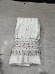 ผ้าไหม/คอตตอนถักลายปักมาลาไพรีเมียม เนื้อผ้าซาติน สำหรับชุดแต่งงาน ชุดเจ้าสาว ของตกแต่งบ้าน ชุดออกแบบ น้ำหนักปานกลาง - Product Image 5