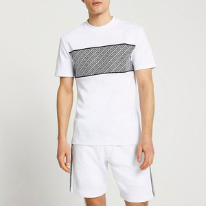 Conjunto de Camiseta y Pantalones Cortos para Hombre, Elásticos, Ligeros, Suaves, Flexibles, Soporte para Correr, Entrenamientos, Actividades al Aire Libre, Rutinas de Viaje - Product Image 3