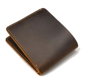 Portefeuille en cuir véritable sur mesure de haute qualité pour hommes Prix de gros avec logo personnalisé Accessoire de mode - Product Image 5