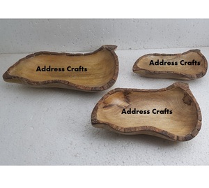 Bols de service en bois de style japonais pour fruits et pâtes, bol en bois de mangue, bols de service en bois pour salades, vaisselle pour table, maison, hôtel - Product Image 5