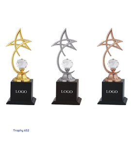 Trofeo de Metal en Forma de Estrella, Diseño Premium al por Mayor, Nuevo Trofeo para Cricket, Trofeo de la Copa de Cricket, Premio de Último Diseño - Product Image 4