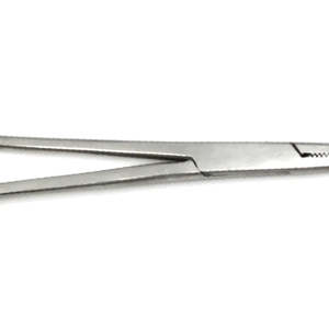 Pince hémostatique de précision pince à épiler verrouillable en acier inoxydable droit argenté par Surgiright - Product Image 2